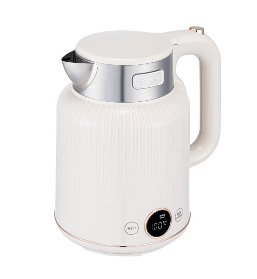 MG HOME | CZAJNIK ELEKTRYCZNY 1,5 L Z PODWÓJNĄ OBUDOWĄ Z REGULACJĄ TEMPERATURY (KREMOWY)