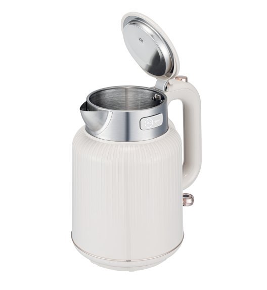 MG HOME | CZAJNIK ELEKTRYCZNY 1,5 L Z PODWÓJNĄ OBUDOWĄ Z REGULACJĄ TEMPERATURY (KREMOWY)
