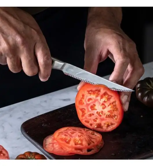 FISKARS ALL STEEL Komplet 5 noży kuchennych + Ostrzałka ESSENTIAL | japońska stal nierdzewna