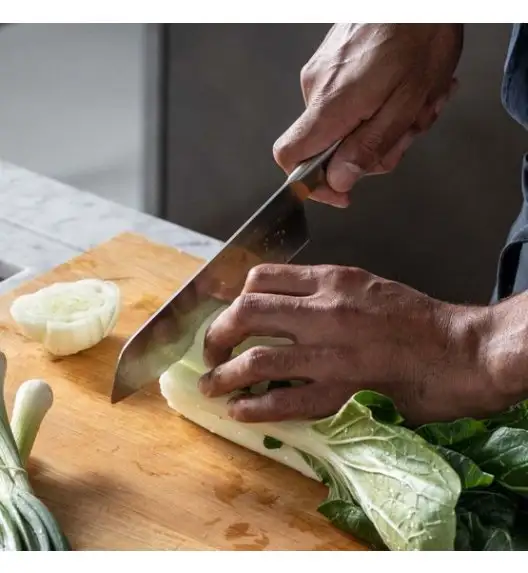 FISKARS ALL STEEL Komplet 5 noży kuchennych + Ostrzałka EDGE | japońska stal nierdzewna