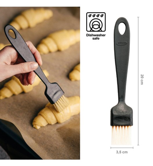 FISKARS ESSENTIAL 1065590 Pędzelek kuchenny do ciasta 20 cm / tworzywo sztuczne