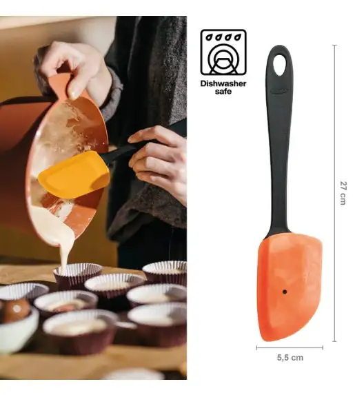 FISKARS ESSENTIAL 1065591 Szpatułka cukiernicza 26,5 cm / tworzywo sztuczne / silikon