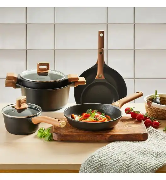 AMBITION | CAMEL PATELNIA 20 CM Indukcja powłoka Qualum Basic Stone non-stick