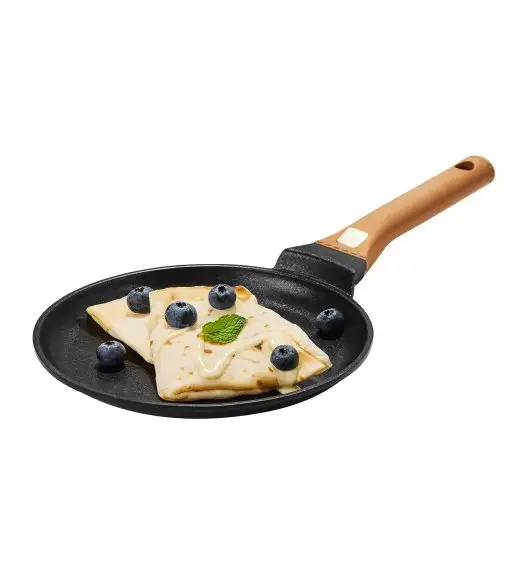 AMBITION | CAMEL PATELNIA NALEŚNIKOWA 24 CM Indukcja powłoka Qualum Basic Stone non-stick
