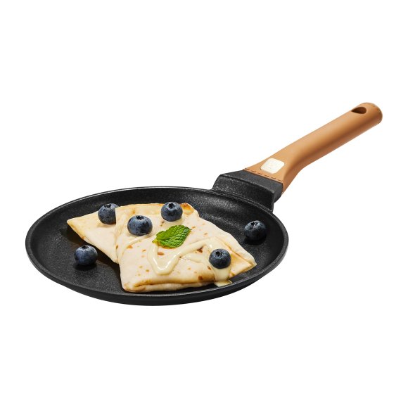 AMBITION | CAMEL PATELNIA NALEŚNIKOWA 24 CM Indukcja powłoka Qualum Basic Stone non-stick