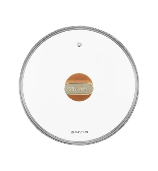 AMBITION | CAMEL GARNEK  2,4 L Pokrywka 20 CM Indukcja powłoka Qualum Basic Stone non-stick