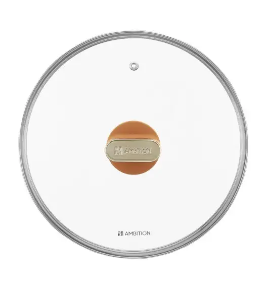 AMBITION | CAMEL GARNEK 6,4 L Pokrywka 28 CM Indukcja powłoka Qualum Basic Stone non-stick