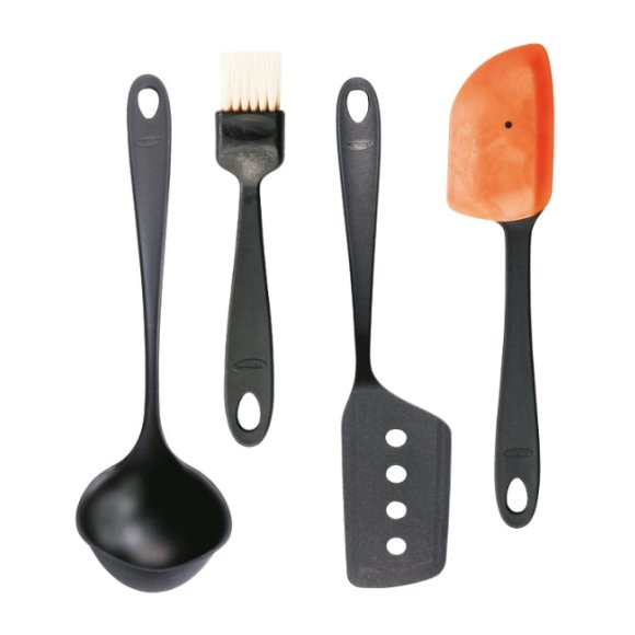 FISKARS ESSENTIAL Komplet 4 przyborów kuchennych / tworzywo sztuczne