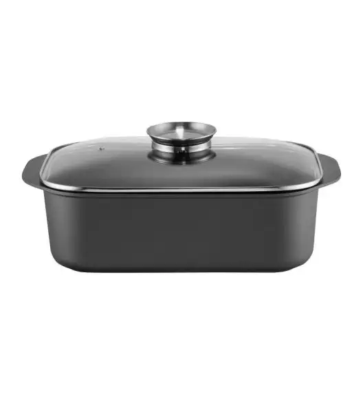 AMBITION MAGNAT Brytfanna 7,5 l z pokrywką 40x26 cm / indukcja