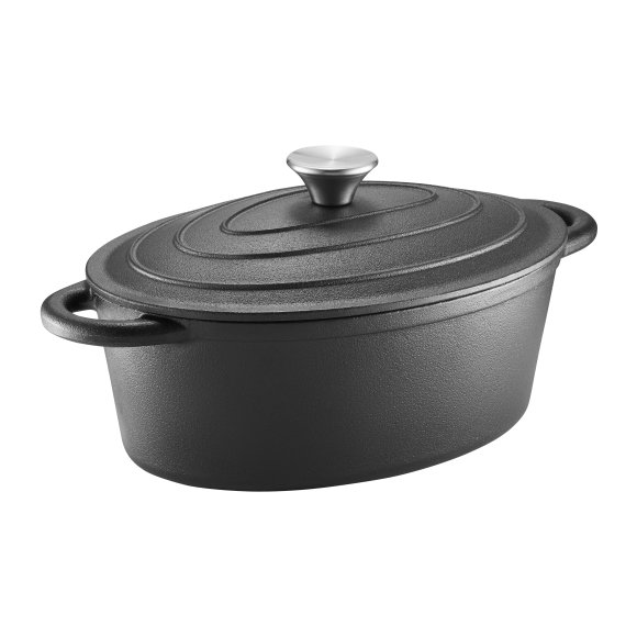 AMBITION | IRON BRYTFANNA ŻELIWNA 28X21CM 3,7 L POKRYWKA INDUKCJA