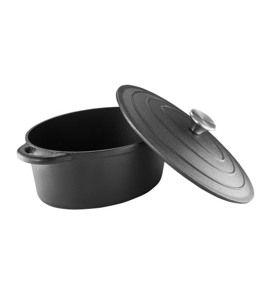 AMBITION | IRON BRYTFANNA ŻELIWNA 28X21CM 3,7 L POKRYWKA INDUKCJA