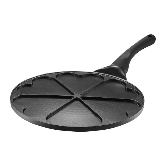 AMBITION MAGNAT Patelnia do naleśników 26 cm / SERDUSZKA / z powłoką ILAG Non-Stick Premium
