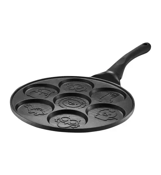 AMBITION MAGNAT Patelnia do naleśników 26 cm / ZWIERZĄTKA / z powłoką ILAG Non-Stick Premium