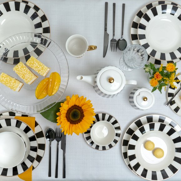 AMBITION | RIBS KPL SERWIS OBIAD 18 EL 6 OS / porcelana