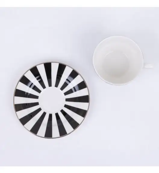 AMBITION | RIBS KPL SERWIS KAWA 12 EL 6 OS / porcelana