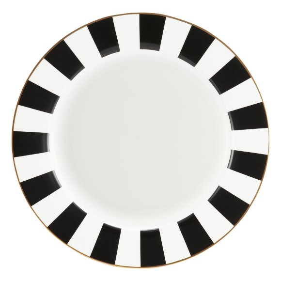 AMBITION | RIBS TALERZ OBIADOWY 27 CM / porcelana