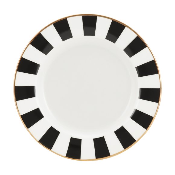 AMBITION | RIBS TALERZ DESEROWY 19 CM / porcelana