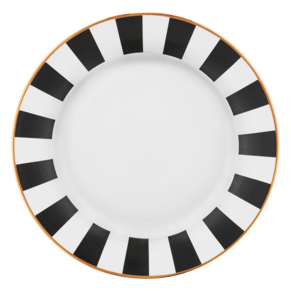 AMBITION | RIBS TALERZ DESEROWY 15 CM / porcelana