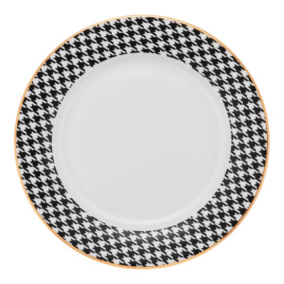 AMBITION | COCO TALERZ DESEROWY 19 CM PEPITKA / porcelana