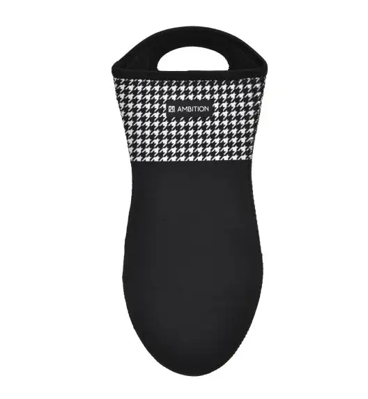 AMBITION | COCO RĘKAWICA KUCHENNA NEOPRENOWA 32 CM CZARNA PEPITKA