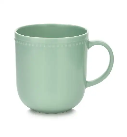 AMBITION | PERLINE KUBEK 380 ML ZIELONY / porcelana