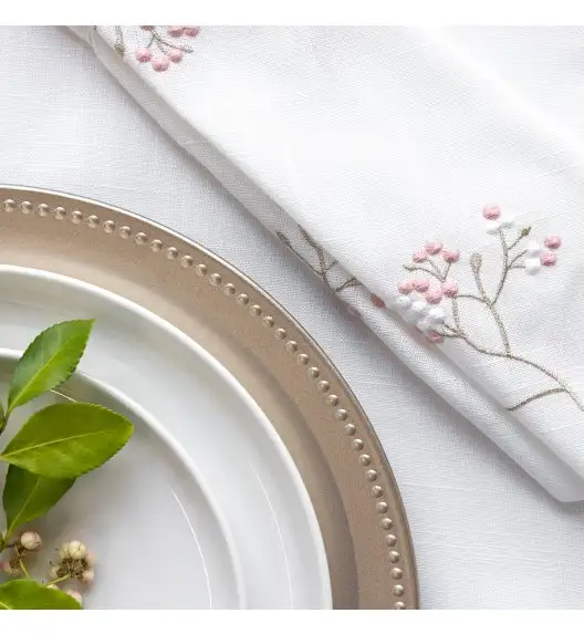 AMBITION | PERLINE TALERZ OBIAD 27 CM / porcelana