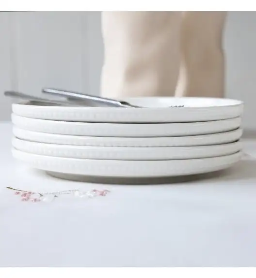 AMBITION | PERLINE TALERZ OBIAD 27 CM / porcelana