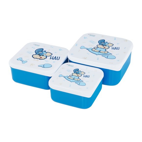 AMBITION JUNIOR | LUCKY POJEMNIKI 3W1 NIEBIESKIE