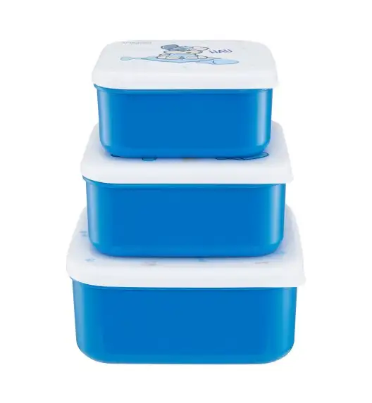 AMBITION JUNIOR | LUCKY POJEMNIKI 3W1 NIEBIESKIE
