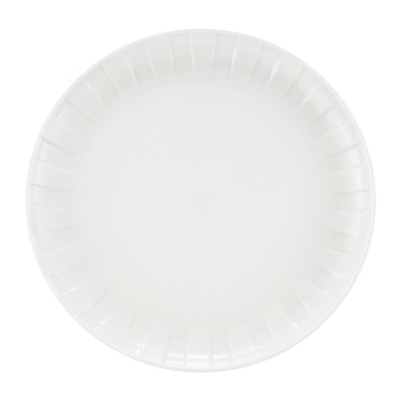 AMBITION | LIGNE TALERZ 30 CM BIAŁY / porcelana