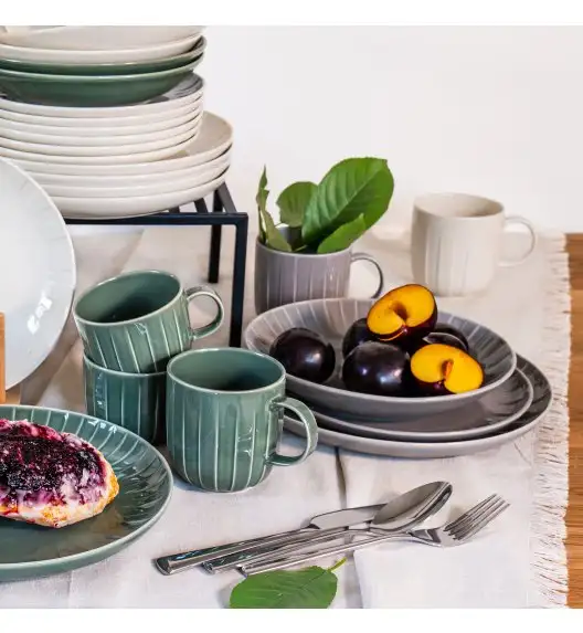 AMBITION | LIGNE FILIŻANKA 280 ML BIAŁY / porcelana