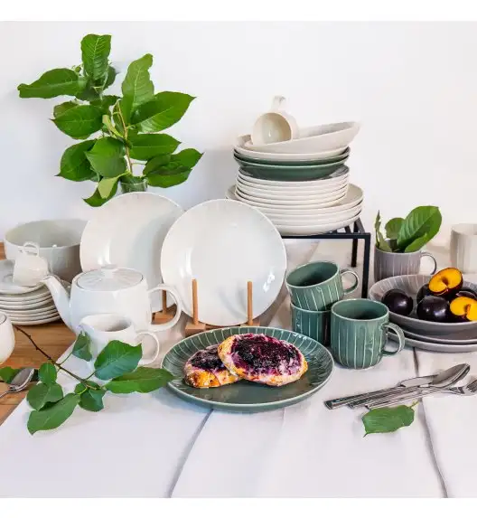 AMBITION | LIGNE FILIŻANKA 280 ML BIAŁY / porcelana