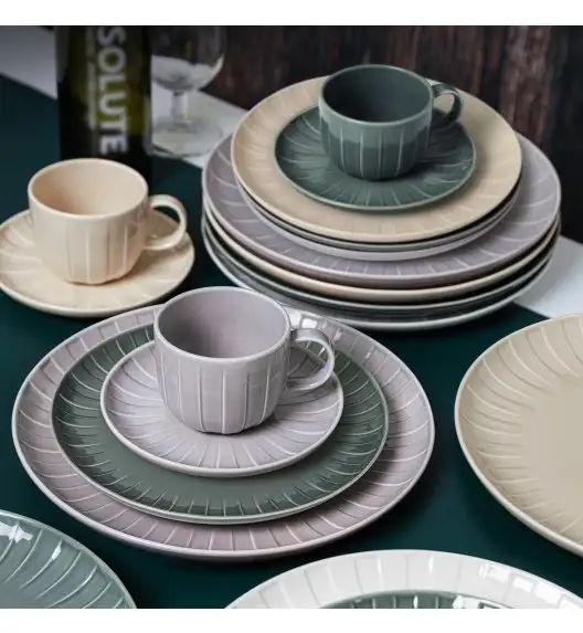 AMBITION | LIGNE FILIŻANKA 90 ML ZIELONY / porcelana