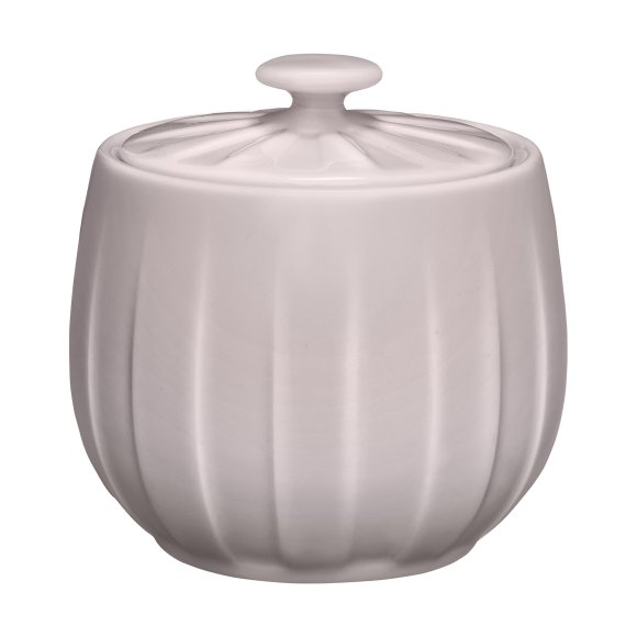 AMBITION | LIGNE CUKIERNICA 250 ML Z POKRYWKĄ SZARY / porcelana