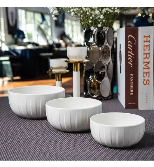 AMBITION | LIGNE SALATERKA 14,5 CM BIAŁY / porcelana