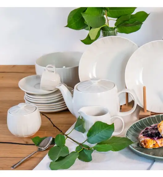 AMBITION | LIGNE SPODEK 15,5 CM BIAŁY / porcelana