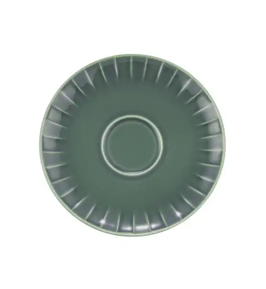 AMBITION | LIGNE SPODEK 12,5 CM ZIELONY / porcelana