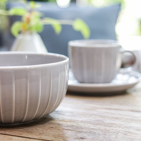 AMBITION | LIGNE SALATERKA 14,5 CM SZARY / porcelana