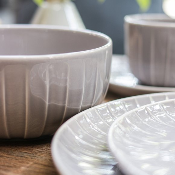 AMBITION | LIGNE SALATERKA 14,5 CM SZARY / porcelana