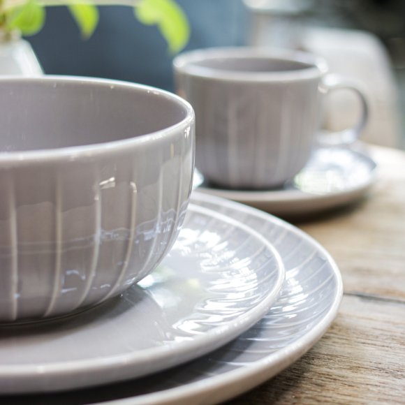AMBITION | LIGNE SALATERKA 14,5 CM SZARY / porcelana