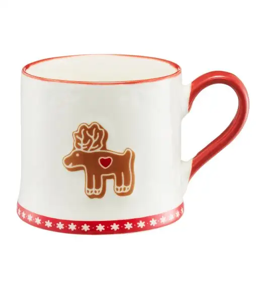 AMBITION COOKIES Kubek świąteczny 300 ml / RENIFER / porcelana