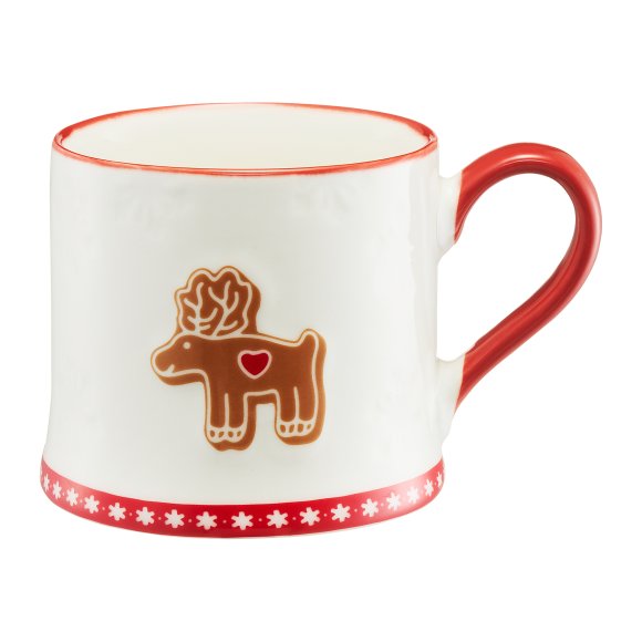 AMBITION COOKIES Kubek świąteczny 300 ml / RENIFER / porcelana