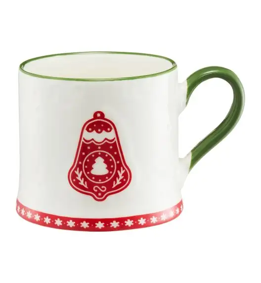 AMBITION COOKIES Kubek świąteczny 300 ml / DZWONEK / porcelana