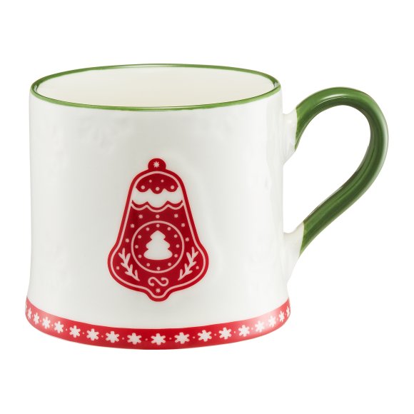 AMBITION COOKIES Kubek świąteczny 300 ml / DZWONEK / porcelana
