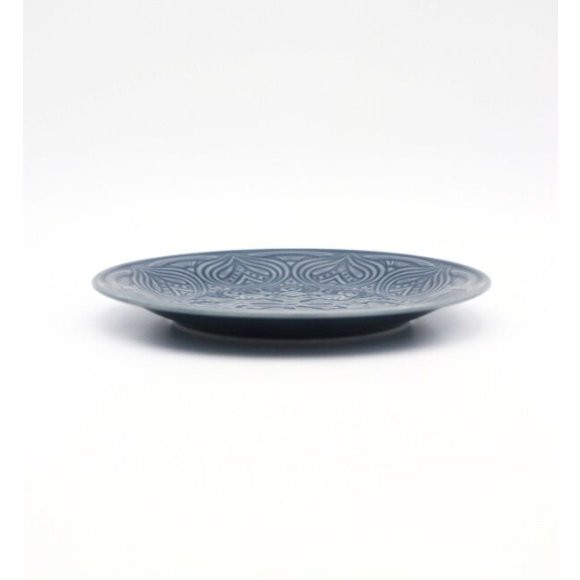 LUBIANA ORIENTAL | K9 SZARO-NIEBIESKI | Serwis obiadowy 6/18 el | porcelana