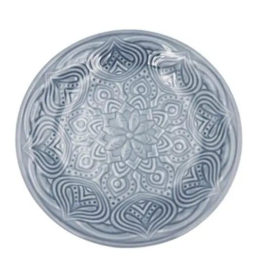 LUBIANA ORIENTAL | K9 SZARO-NIEBIESKI | Serwis obiadowy 12/36 el | porcelana