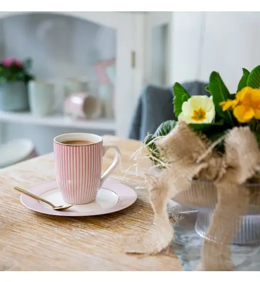 AMBITION | CURLY PATERA 25 CM SZKLANA RYFLOWANA