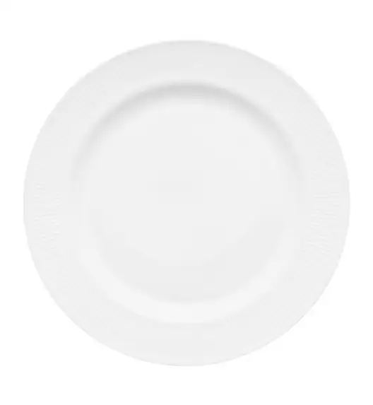 AMBITION | CURLY TALERZ OBIADOWY 25 CM BIAŁY