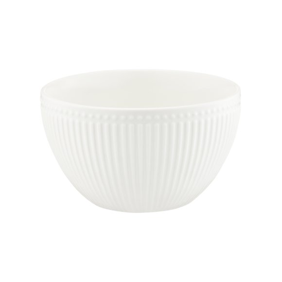 AMBITION | CURLY SALATERKA 14 CM BIAŁA