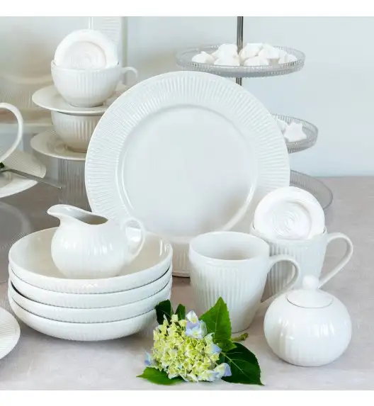 AMBITION | CURLY FILIŻANKA 220 ML BIAŁA